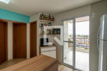 Sala/Cozinha de apartamento à venda com 2 quartos, 46m² em Vila Galvão, Guarulhos