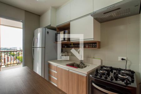 Cozinha de apartamento à venda com 2 quartos, 46m² em Vila Galvão, Guarulhos