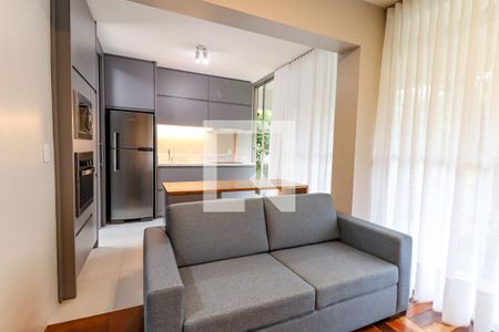 Sala de apartamento para alugar com 1 quarto, 34m² em Bigorrilho, Curitiba