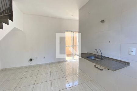 Sala / Cozinha de casa para alugar com 1 quarto, 40m² em Vila Monte Alegre, Ribeirão Preto