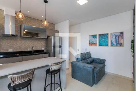 Sala de kitnet/studio para alugar com 1 quarto, 45m² em Vila Oliveira, Mogi das Cruzes