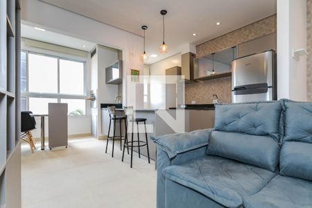 Sala de kitnet/studio para alugar com 1 quarto, 45m² em Vila Oliveira, Mogi das Cruzes