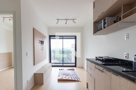 Sala e Cozinha de apartamento para alugar com 1 quarto, 32m² em Butantã, São Paulo