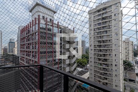 Varanda de kitnet/studio à venda com 1 quarto, 52m² em Moema, São Paulo