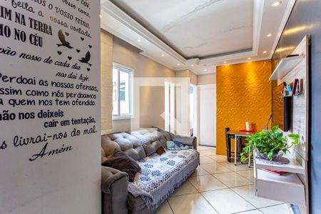 Sala de apartamento para alugar com 2 quartos, 47m² em Vila Tibiriçá, Santo André