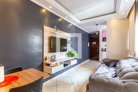Sala de apartamento à venda com 2 quartos, 47m² em Vila Tibiriçá, Santo André