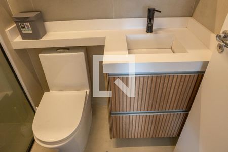 Apartamento à venda com 29m², 1 quarto e sem vagaBanheiro da Suíte