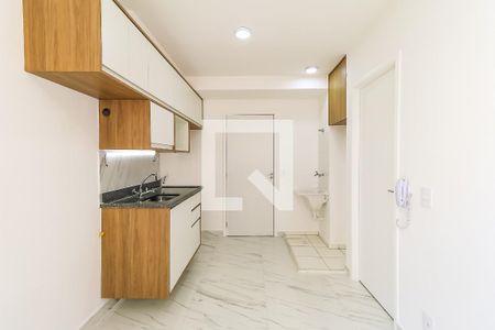 Cozinha de apartamento para alugar com 1 quarto, 26m² em Panamby, São Paulo