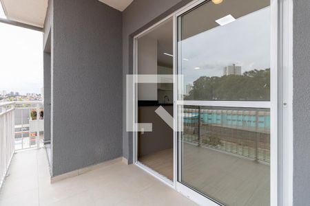 Varanda da Sala de apartamento à venda com 2 quartos, 55m² em Vila Dom Pedro I, São Paulo