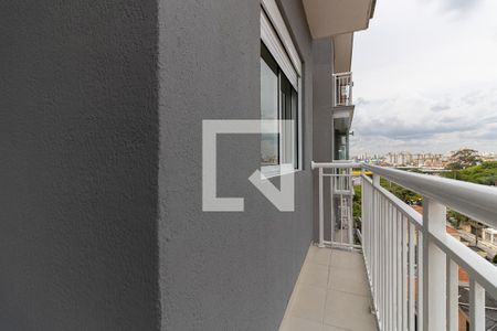 Varanda da Sala de apartamento à venda com 2 quartos, 55m² em Vila Dom Pedro I, São Paulo