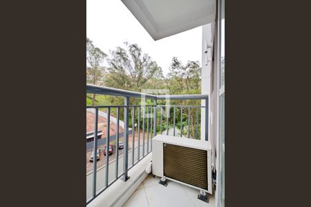 Varanda da Sala de apartamento à venda com 2 quartos, 45m² em Vila Andrade, São Paulo