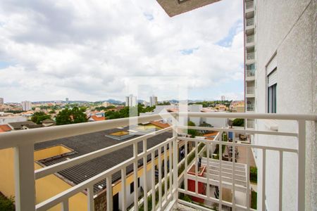 Varanda da sala de apartamento para alugar com 2 quartos, 50m² em Vila Pires, Santo André