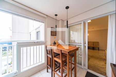 Varanda da Sala de apartamento para alugar com 2 quartos, 68m² em Vila Apiai, Santo André