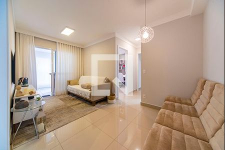 Sala de apartamento para alugar com 2 quartos, 68m² em Vila Apiai, Santo André