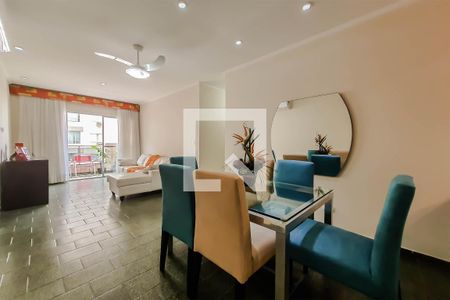 Sala de apartamento para alugar com 2 quartos, 70m² em Jardim Las Palmas, Guarujá