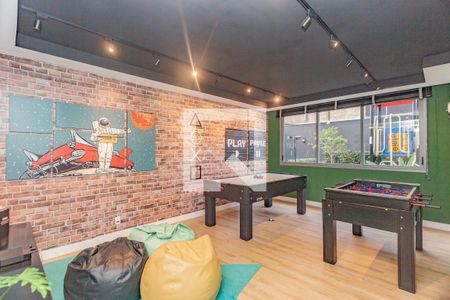 Apartamento à venda com 27m², 1 quarto e 1 vagaSalão de jogos