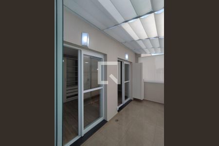 Varanda da Sala de kitnet/studio para alugar com 1 quarto, 47m² em Santo Amaro, São Paulo