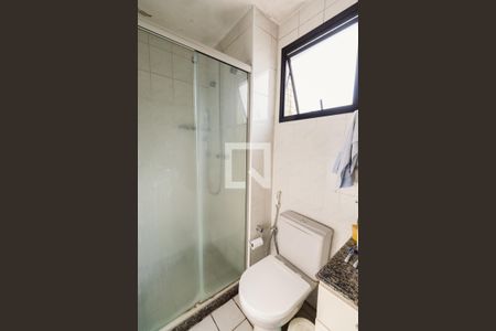 Banheiro da Suíte 1 de apartamento à venda com 3 quartos, 90m² em Água Branca, São Paulo