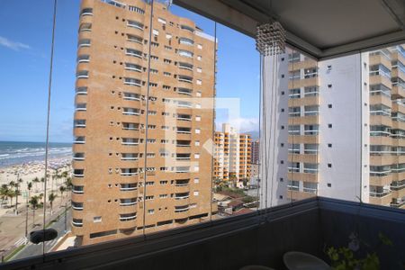 Sala /vista de apartamento para alugar com 2 quartos, 54m² em Ocian, Praia Grande