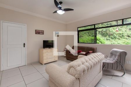 Sala de apartamento para alugar com 3 quartos, 143m² em Barra Funda, Guarujá