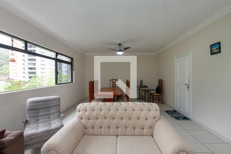 Sala de apartamento para alugar com 3 quartos, 143m² em Barra Funda, Guarujá