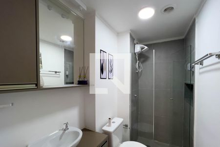 Banheiro de kitnet/studio à venda com 1 quarto, 24m² em Sé, São Paulo