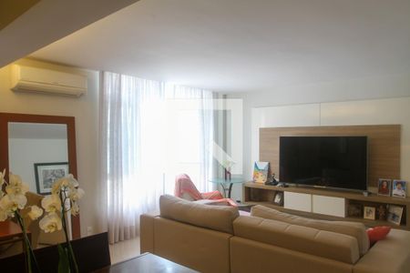 Sala de apartamento à venda com 3 quartos, 125m² em Lagoa, Rio de Janeiro