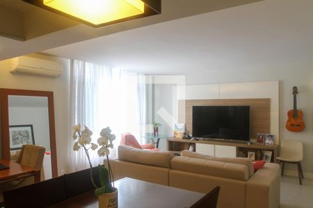 Sala de apartamento à venda com 3 quartos, 125m² em Lagoa, Rio de Janeiro