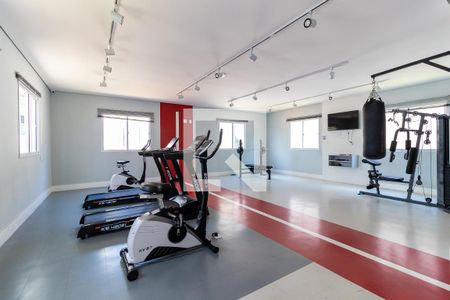 Área comum - Academia de apartamento para alugar com 2 quartos, 44m² em Jardim Brasília (zona Leste), São Paulo