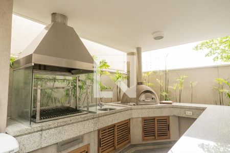 Studio à venda com 40m², 1 quarto e 1 vagaChurrasqueira