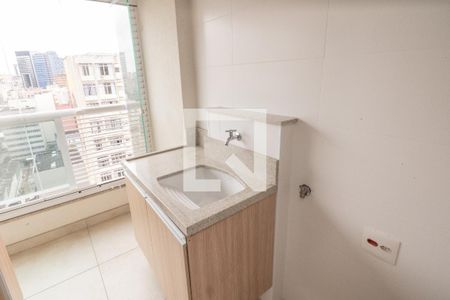 Studio à venda com 40m², 1 quarto e 1 vagaVaranda / Area de serviço