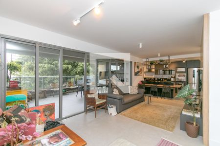 Sala de apartamento para alugar com 3 quartos, 158m² em Cidade Monções, São Paulo