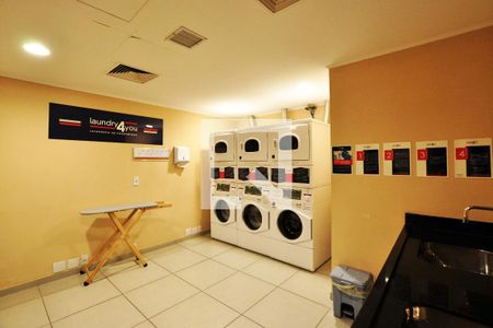 Studio para alugar com 35m², 1 quarto e 1 vagaLavanderia
