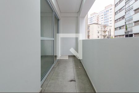 Varanda de apartamento para alugar com 1 quarto, 53m² em Bela Vista, São Paulo