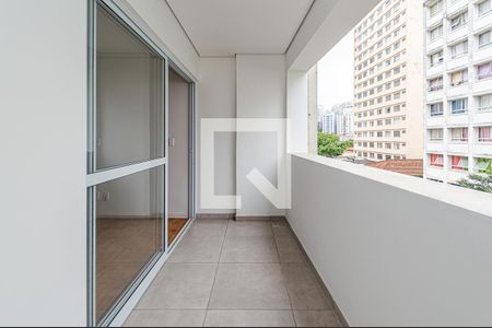 Varanda de apartamento para alugar com 1 quarto, 43m² em Bela Vista, São Paulo