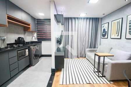 sala / cozinha de apartamento à venda com 2 quartos, 48m² em Imirim, São Paulo