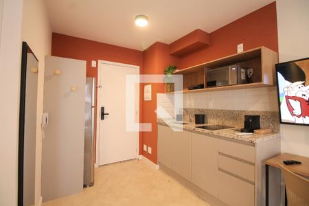 Cozinha de kitnet/studio à venda com 1 quarto, 26m² em Bela Vista, São Paulo