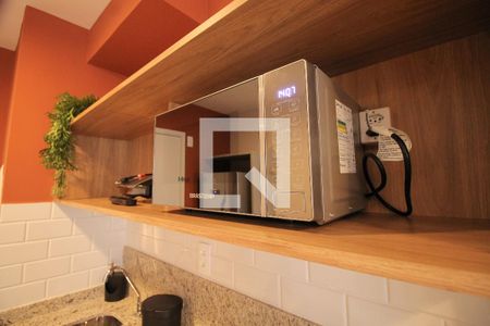 Cozinha de kitnet/studio à venda com 1 quarto, 26m² em Bela Vista, São Paulo