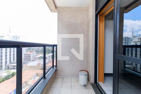 Varanda da Sala de apartamento para alugar com 1 quarto, 25m² em Vila Congonhas, São Paulo