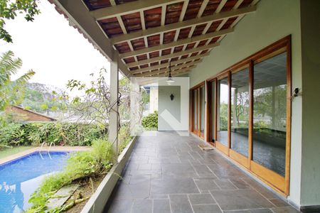 Varanda da Sala de casa à venda com 4 quartos, 417m² em Jardim Leonor, São Paulo