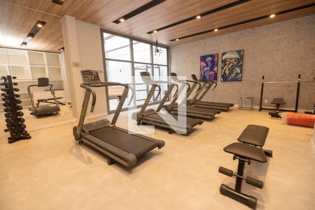 Apartamento para alugar com 26m², 1 quarto e sem vaga Apartamento para alugar com 26m², 1 quarto e sem vagaÁrea comum - Academia