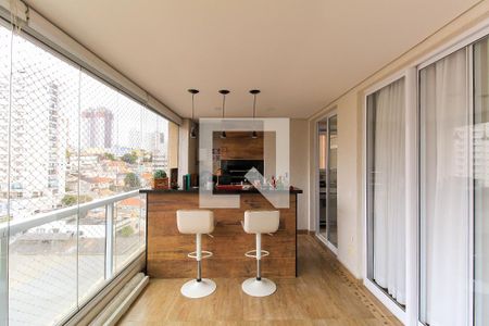 Varanda da Sala de apartamento para alugar com 3 quartos, 147m² em Parque da Mooca, São Paulo