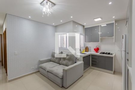 Sala e Cozinha de apartamento para alugar com 2 quartos, 112m² em Parque Oratório, Santo André