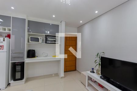 Sala e Cozinha de apartamento para alugar com 2 quartos, 112m² em Parque Oratório, Santo André