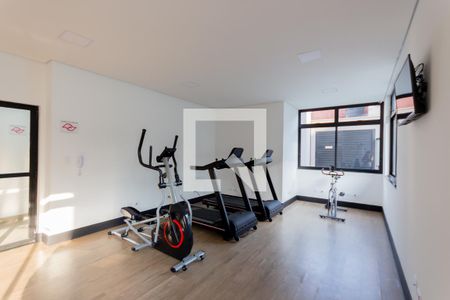 Apartamento para alugar com 38m², 1 quarto e 1 vaga Apartamento para alugar com 38m², 1 quarto e 1 vagaÁrea comum - Academia