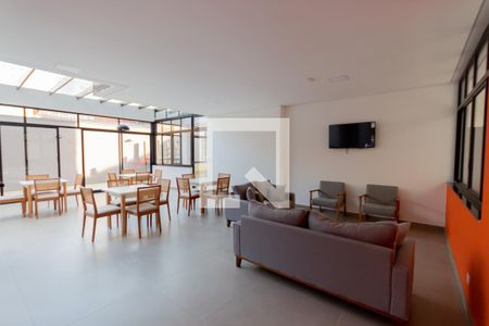 Apartamento para alugar com 38m², 1 quarto e 1 vaga Apartamento para alugar com 38m², 1 quarto e 1 vagaÁrea comum - Salão de festas
