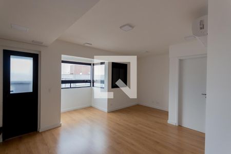 Sala e Cozinha de apartamento para alugar com 1 quarto, 38m² em Campestre, Santo André