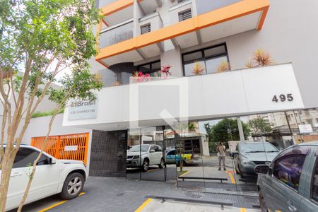 Apartamento para alugar com 38m², 1 quarto e 1 vaga Apartamento para alugar com 38m², 1 quarto e 1 vagaFachada