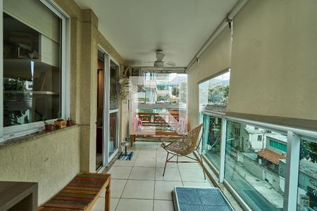 Sala Varanda de apartamento à venda com 3 quartos, 86m² em Praça da Bandeira, Rio de Janeiro