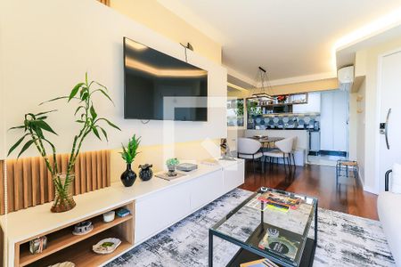 Sala de apartamento à venda com 2 quartos, 80m² em Vila Progredior, São Paulo